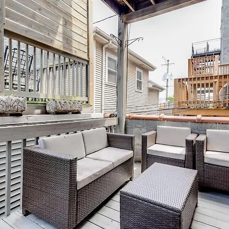 Central Chicago Suite2 Access To Patio Exterior photo